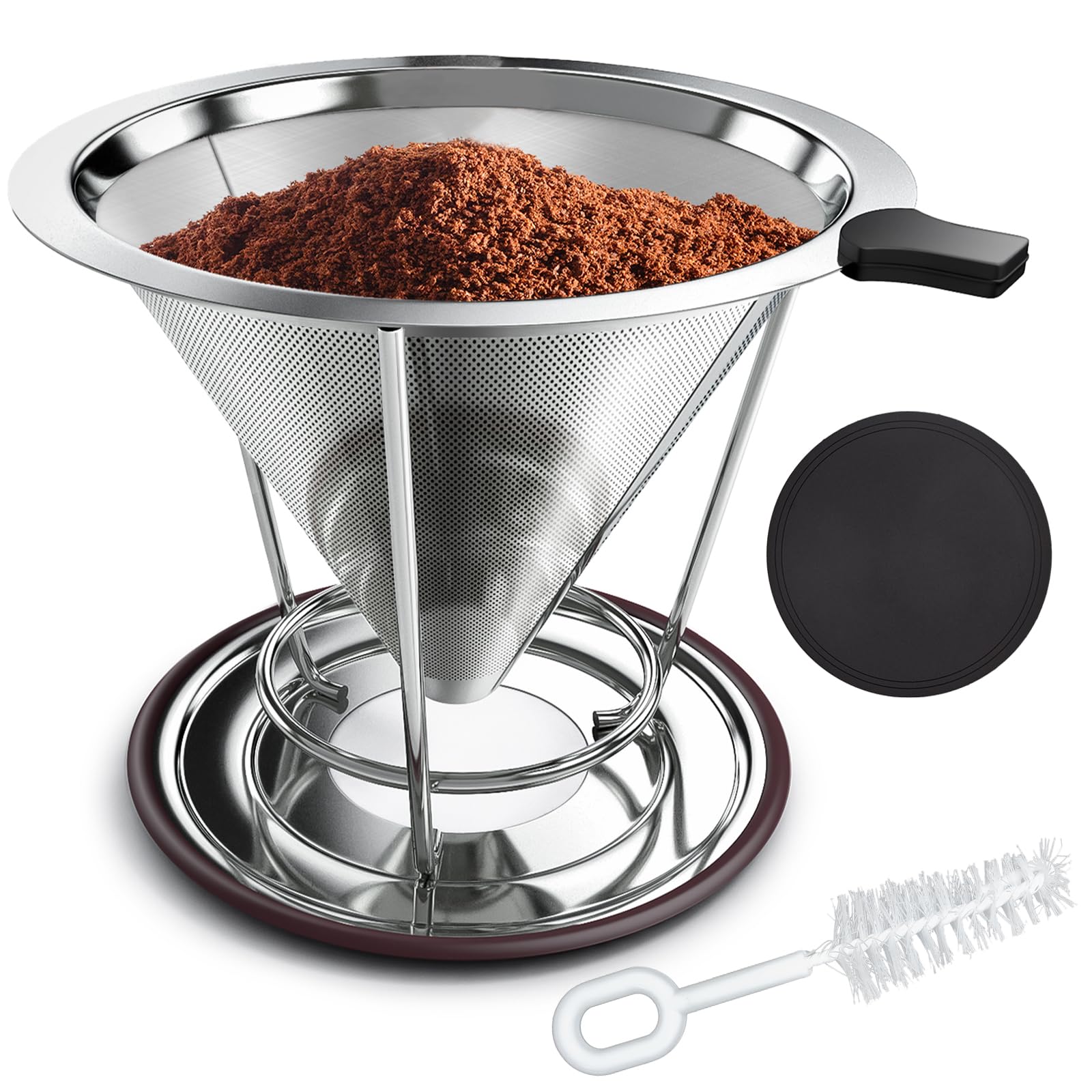 Coffee Dripper Reusable Stainless Steel