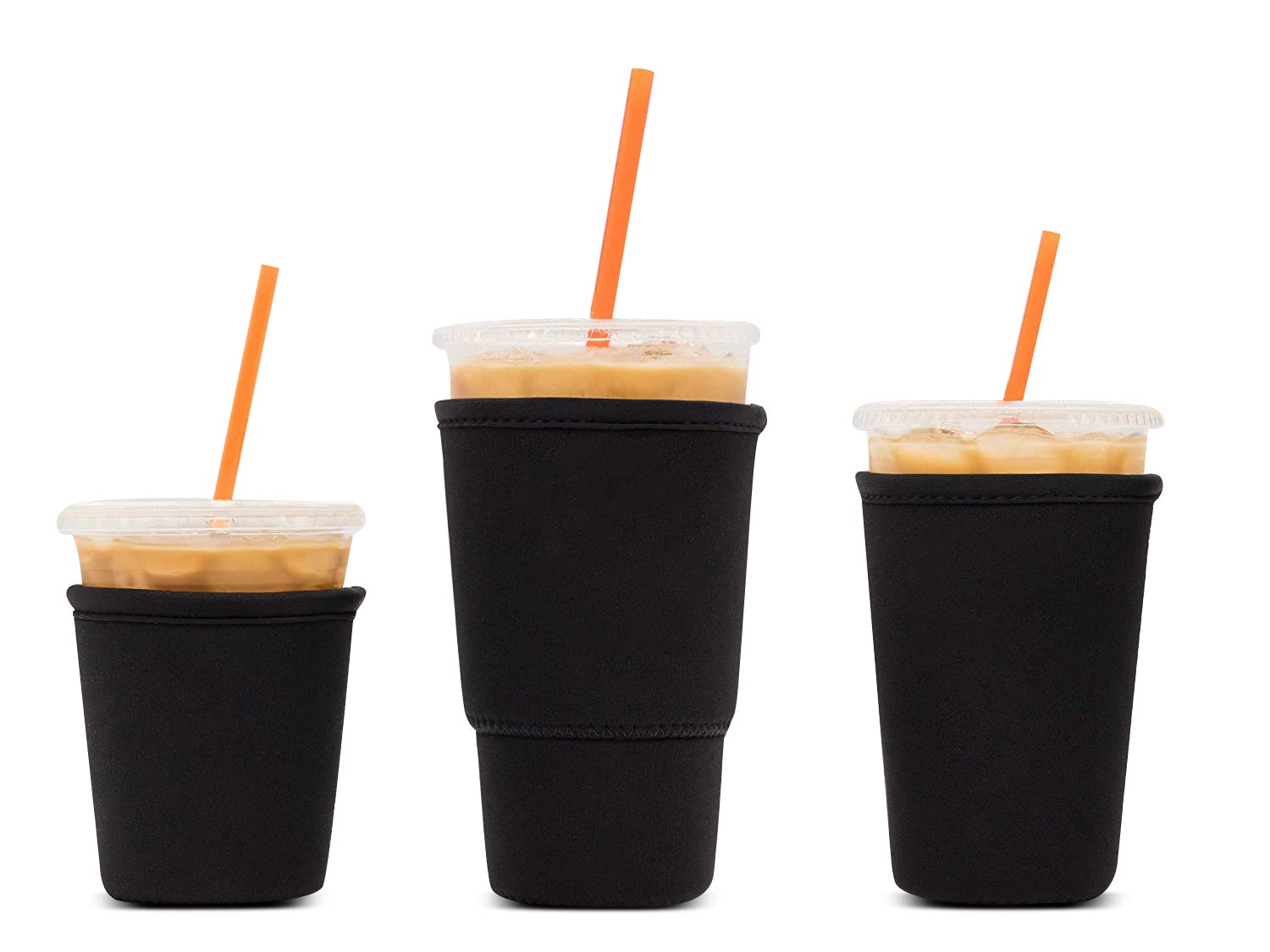 3 Pack Reusable Iced Coffee Sleeves