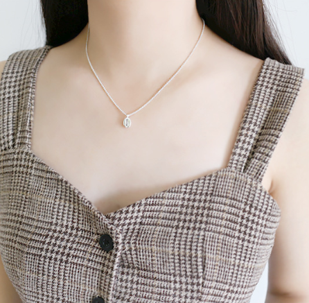 Coffee Bean Choker Necklace