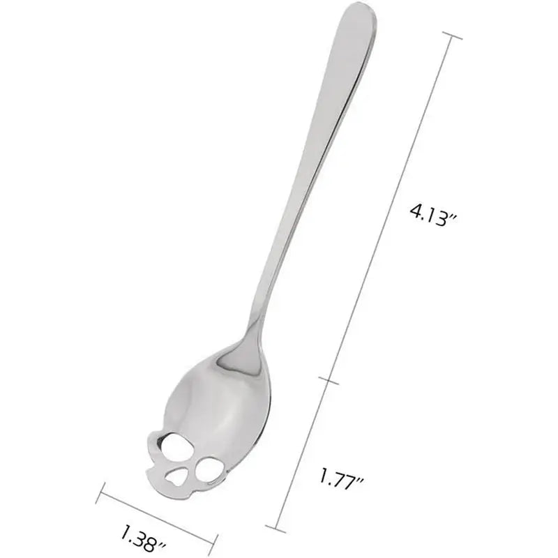 Skull Coffee Spoon - Stainless Steel