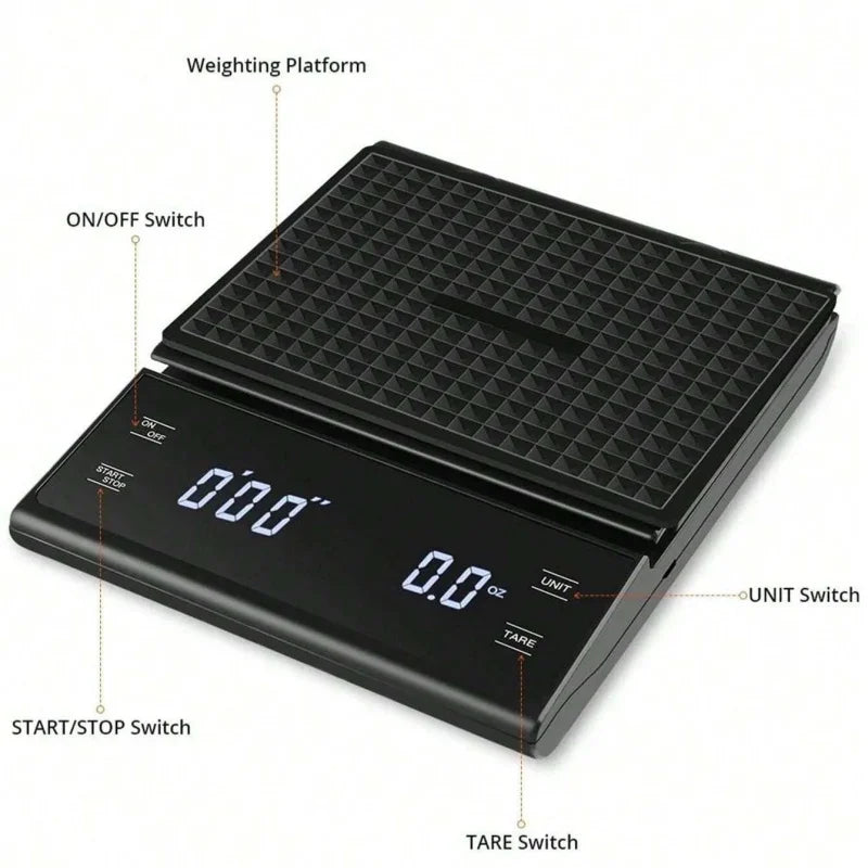 Coffee Kitchen Scale Rechargeable