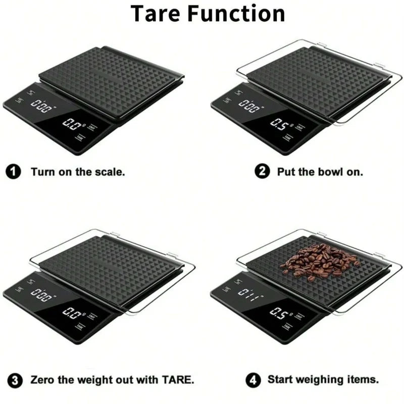 Coffee Kitchen Scale Rechargeable