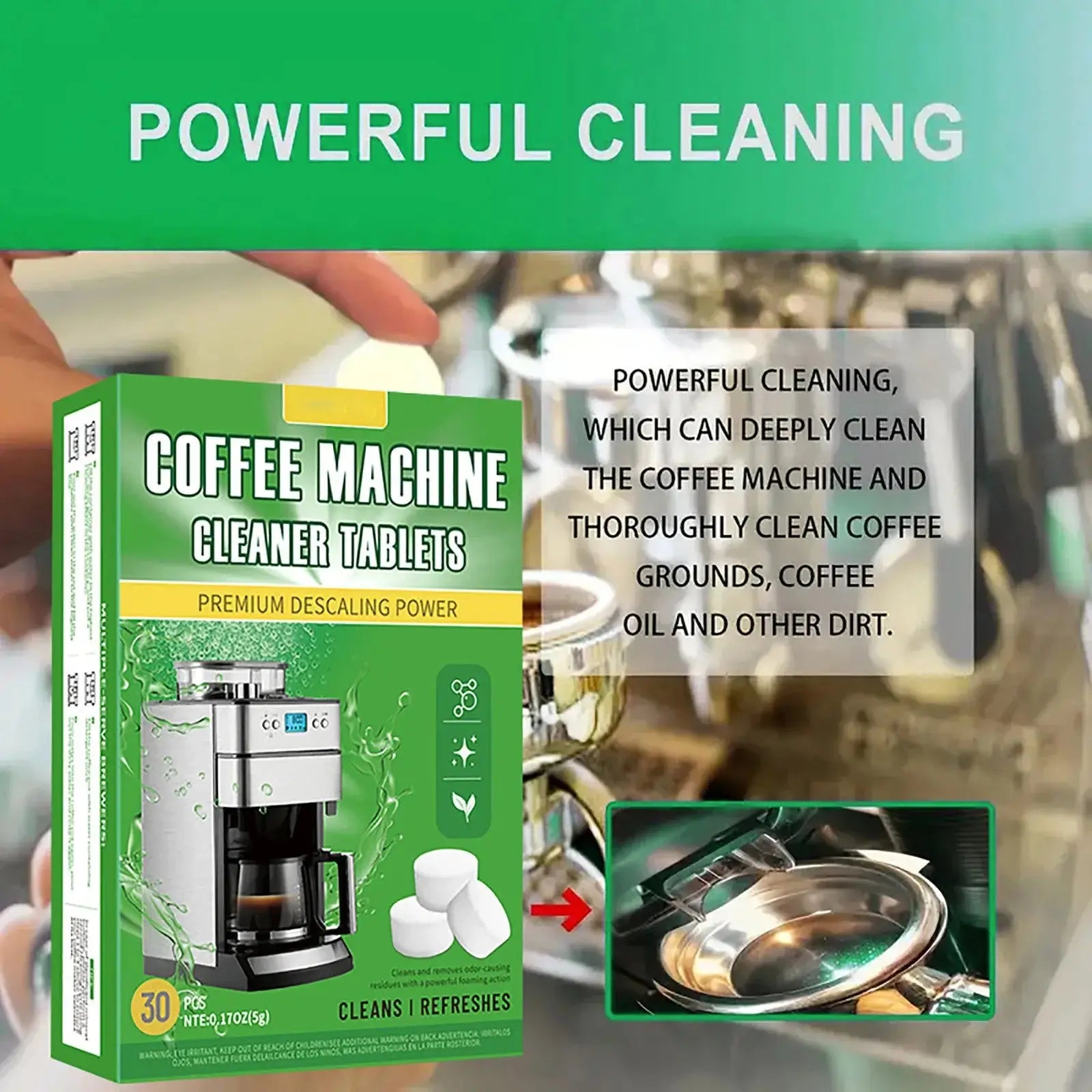30 Coffee Machine Cleaning Tablets