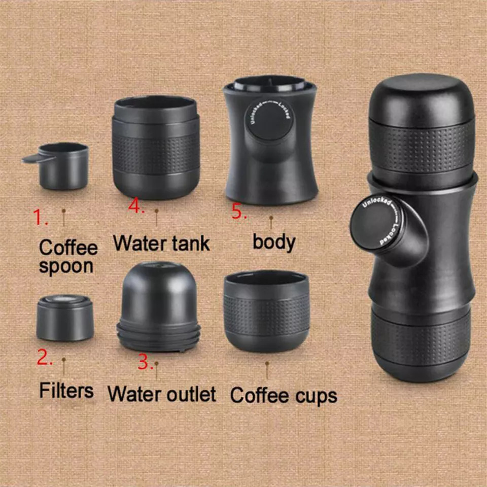 Hand-Press Coffee Maker